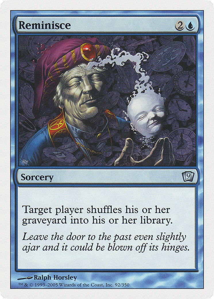 Reminisce (092) Foil - Ninth Edition