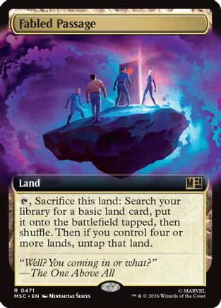 Fabled Passage (Extended Art) (471) - Commander: Marvel Super Heroes