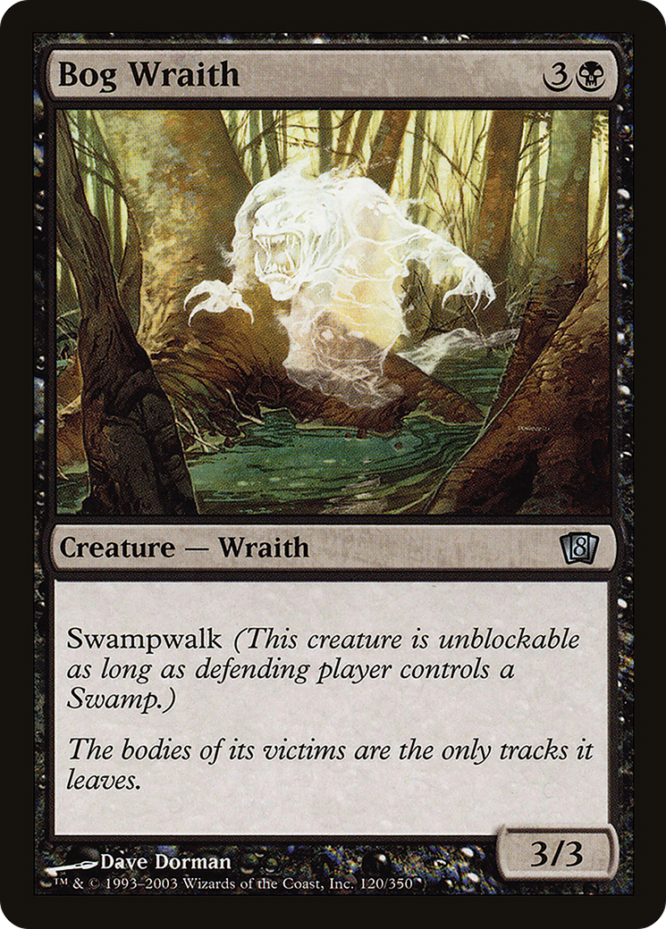 Bog Wraith (120★) Foil - Eighth Edition