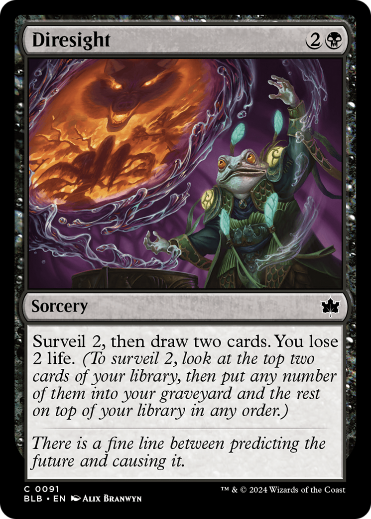 Diresight (091) Foil - Bloomburrow