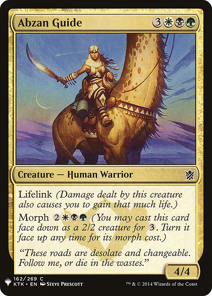 Abzan Guide (162) - The List