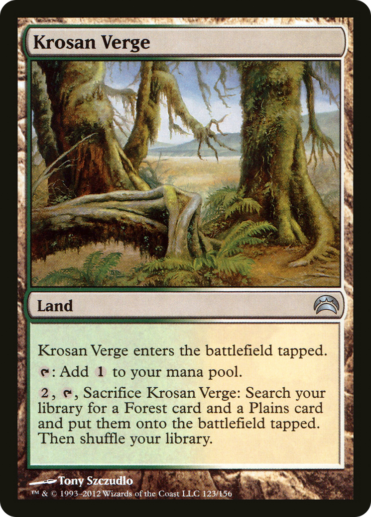 Krosan Verge (123) - Planechase 2012