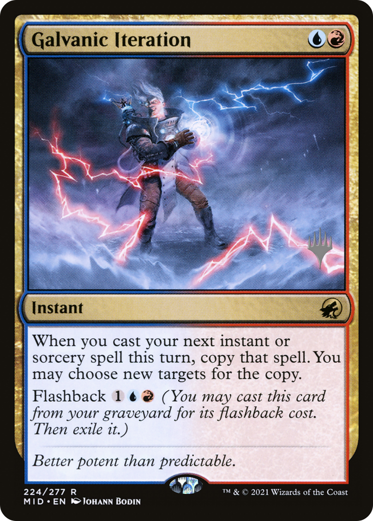 Galvanic Iteration (224p) Foil - Innistrad: Midnight Hunt Promos