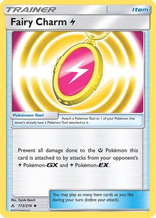 Fairy Charm L (172) Reverse Holofoil - Unbroken Bonds