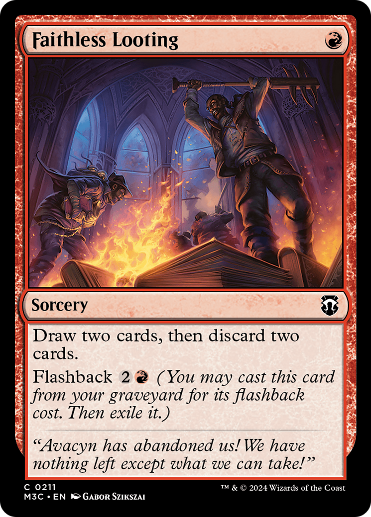 Faithless Looting (211) - Commander: Modern Horizons 3