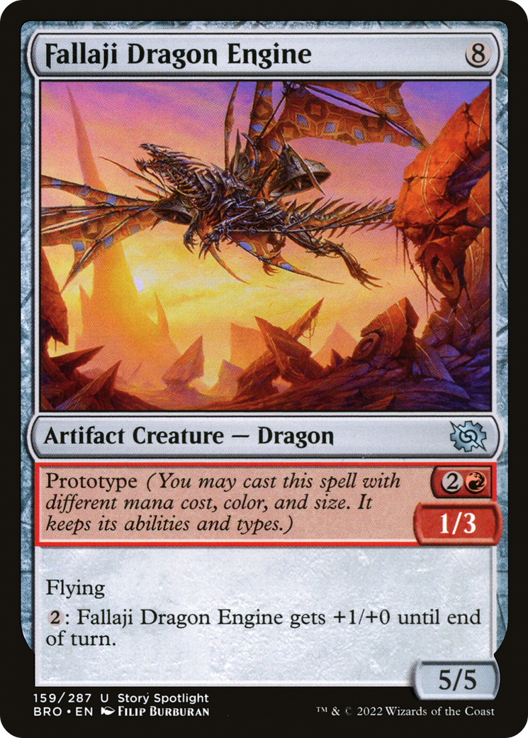 Fallaji Dragon Engine (159) - The Brothers' War Foil