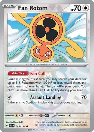 Fan Rotom (Master Ball Pattern) (85) Reverse Holofoil - Prismatic Evolutions