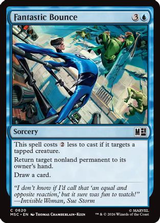 Fantastic Bounce (620) Foil - Commander: Marvel Super Heroes
