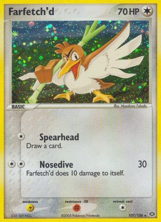 Farfetch'd (107) Holofoil - Emerald