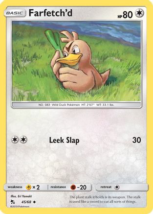 Farfetch'd (45) Reverse Holofoil - Hidden Fates