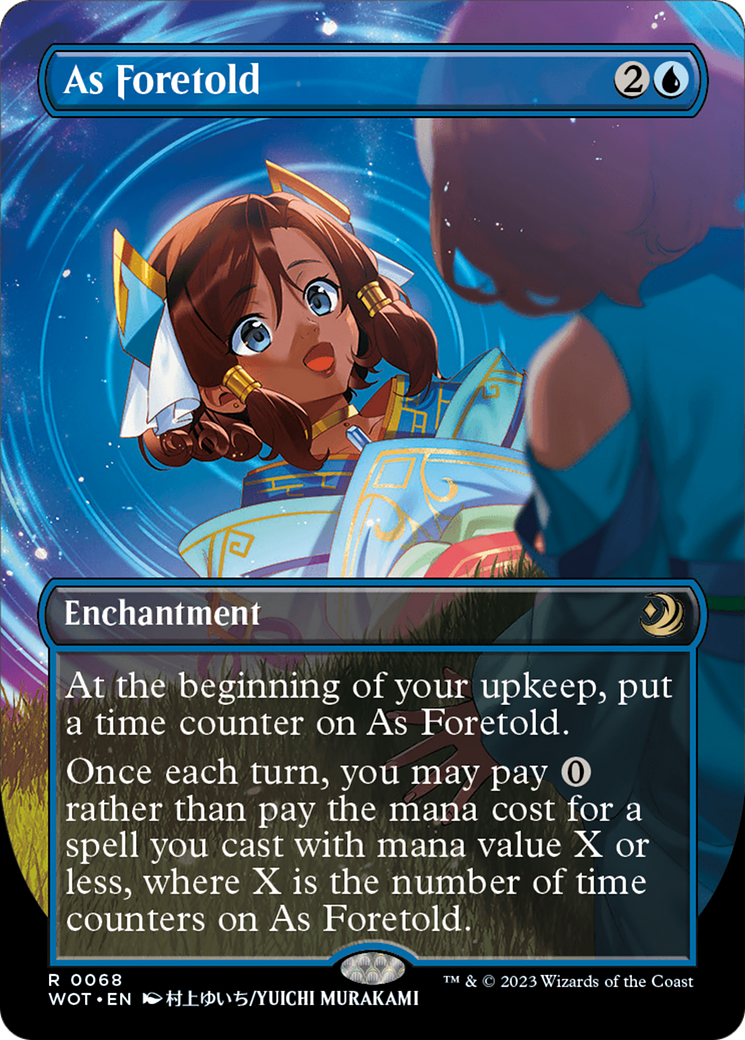 As Foretold (Anime Borderless) (068) Foil - Wilds of Eldraine: Enchanting Tales