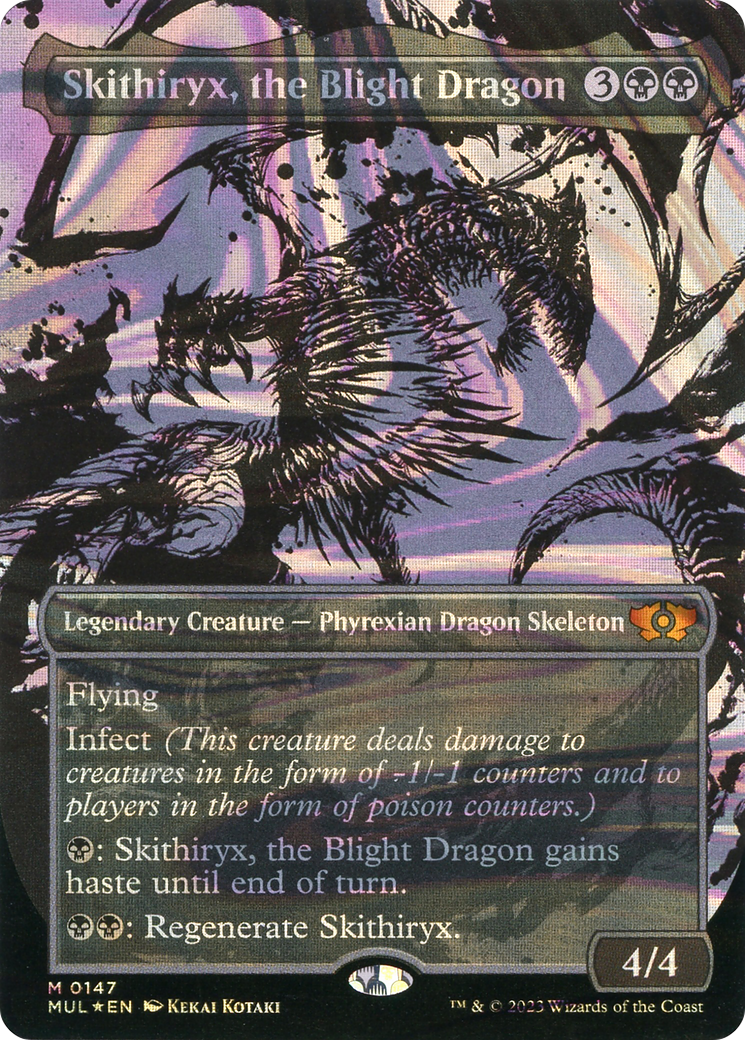 Skithiryx, the Blight Dragon (Halo Foil) (Showcase) (147) Foil - Multiverse Legends
