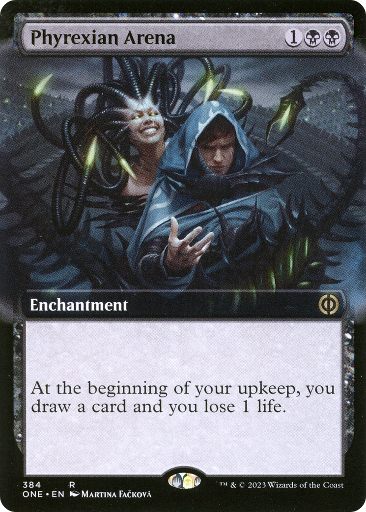 Phyrexian Arena (Extended Art) (384) Foil - Phyrexia: All Will Be One