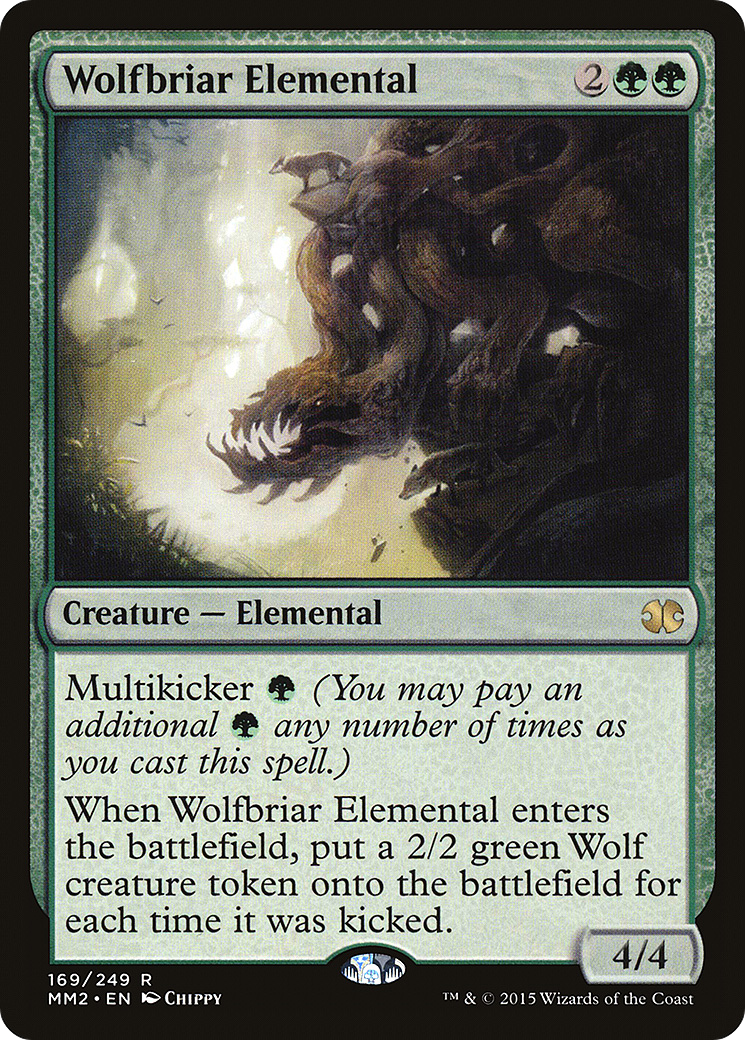 Wolfbriar Elemental (169) Foil - Modern Masters 2015