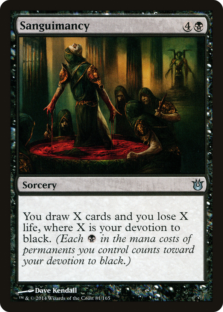 Sanguimancy (081) Foil - Born of the Gods