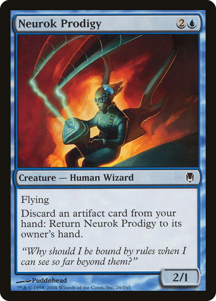 Neurok Prodigy (026) Foil - Darksteel
