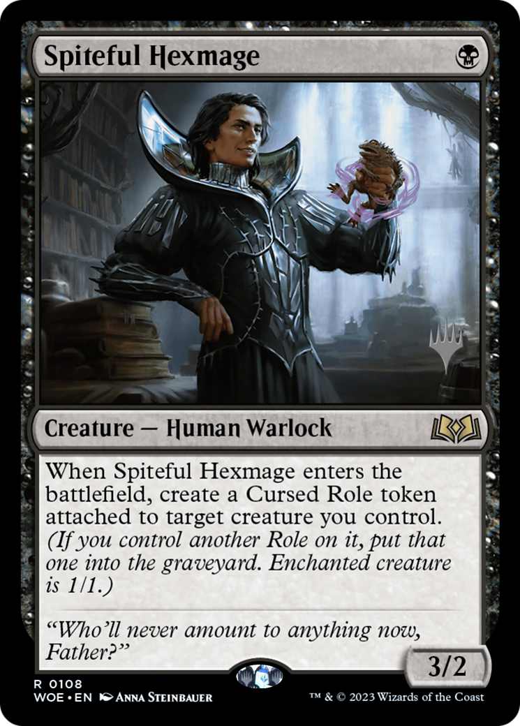 Spiteful Hexmage (108) - Wilds of Eldraine Promos