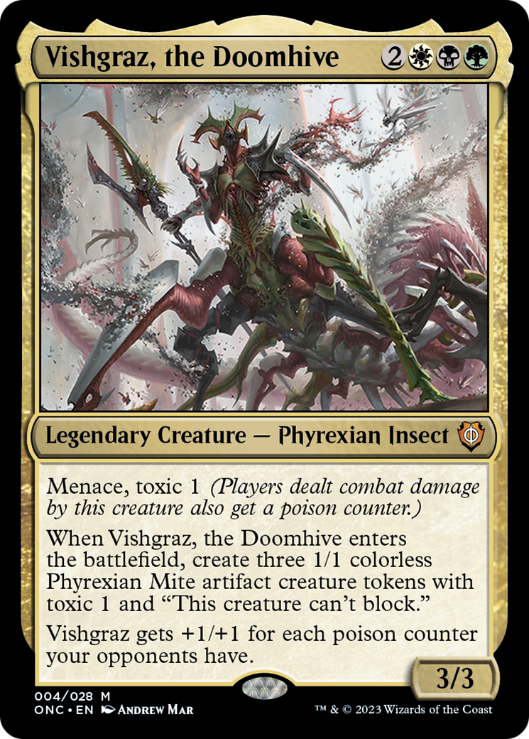 Vishgraz, the Doomhive (004) Foil - Phyrexia: All Will Be One Commander