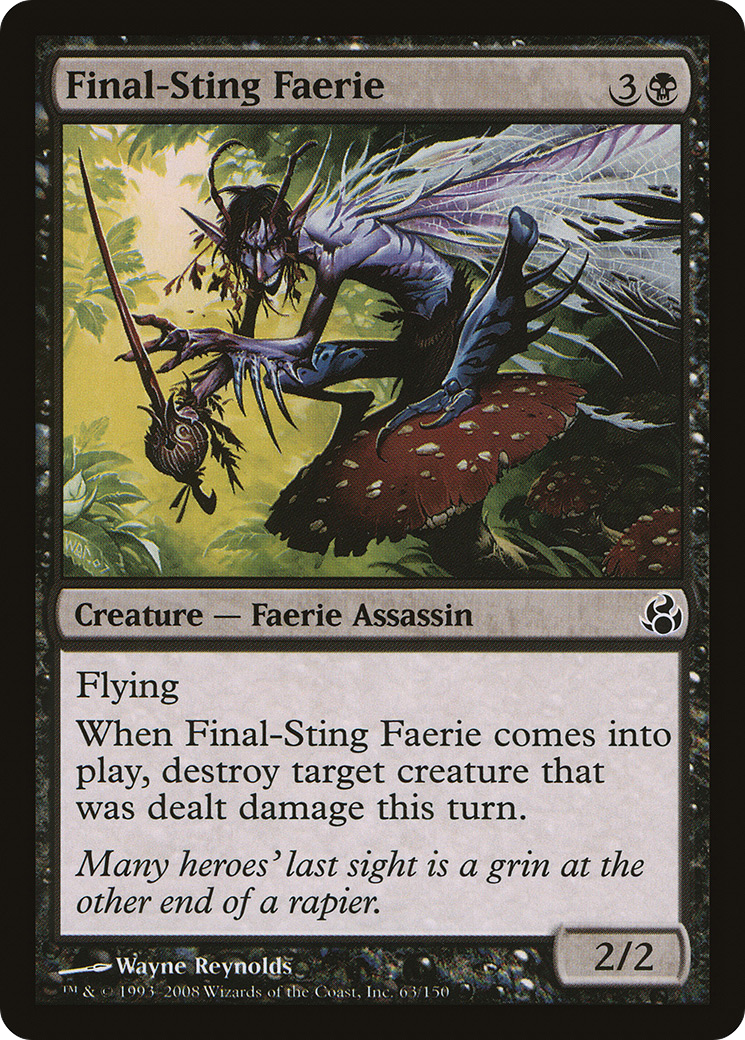 Final-Sting Faerie (063) Foil - Morningtide