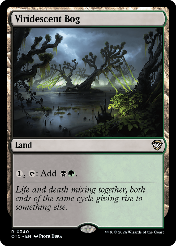 Viridescent Bog (340) - Outlaws of Thunder Junction Commander