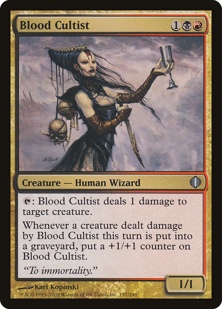 Blood Cultist (157) Foil - Shards of Alara