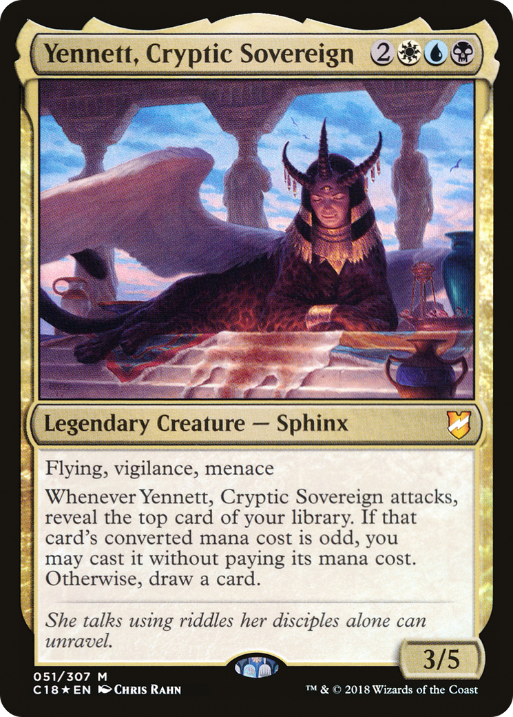 Yennett, Cryptic Sovereign (051) Foil - Commander 2018