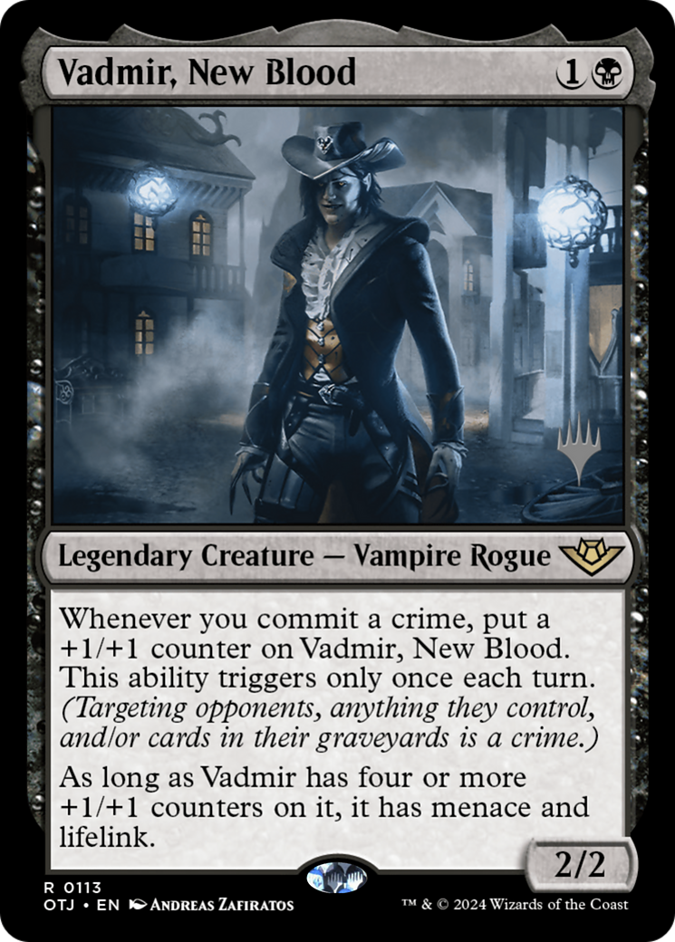 Vadmir, New Blood (113) Foil - Outlaws of Thunder Junction Promos