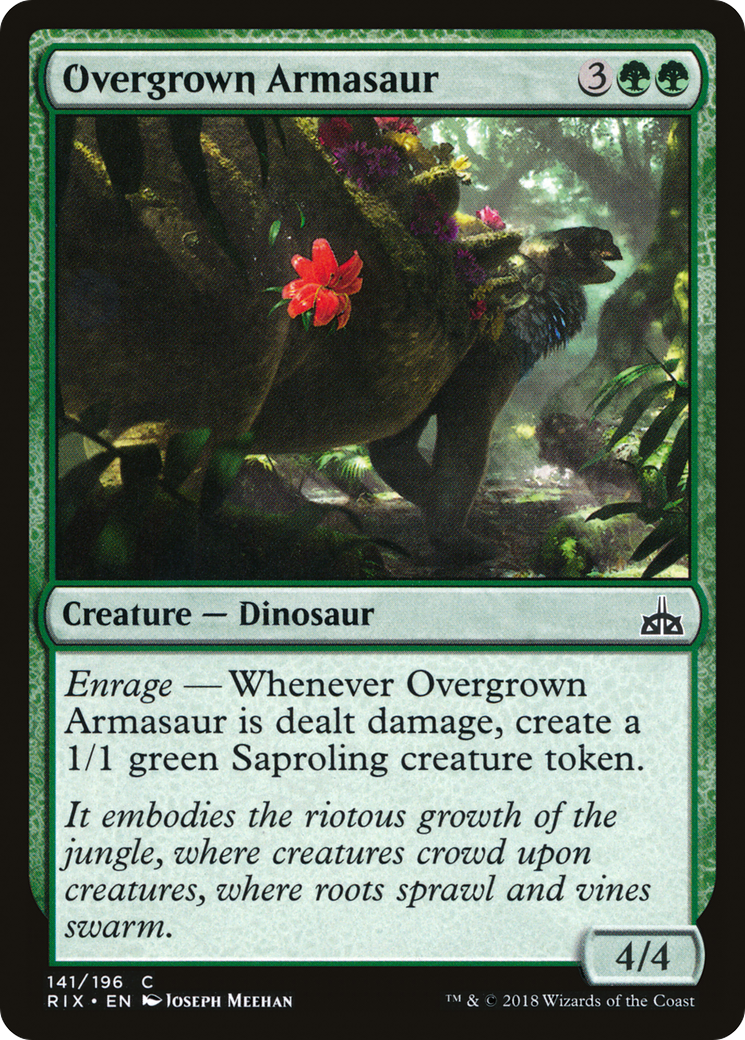 Overgrown Armasaur (141) - Rivals of Ixalan