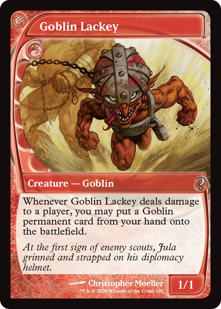 Goblin Lackey (Future Sight) (192) Foil - Mystery Booster 2