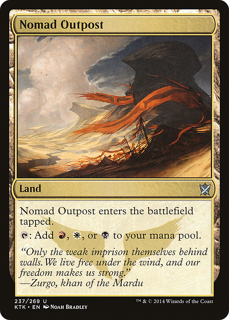 Nomad Outpost (237) Foil - Khans of Tarkir