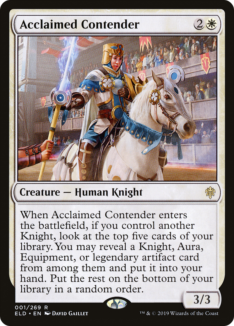 Acclaimed Contender (001) - Throne of Eldraine