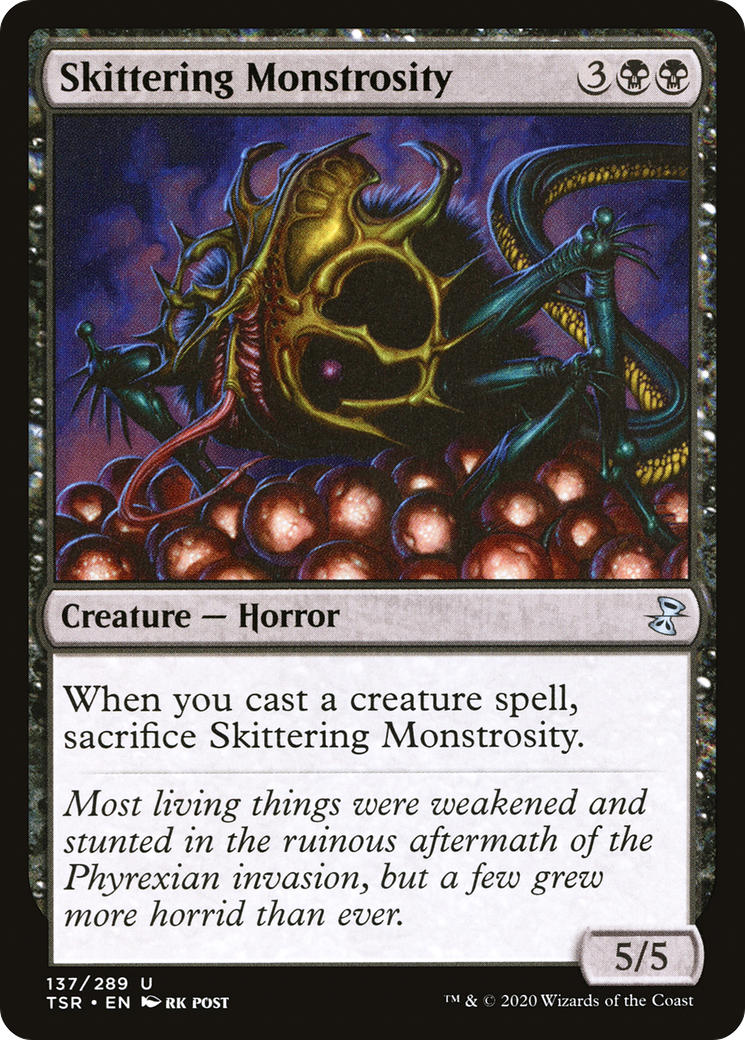 Skittering Monstrosity (137) Foil - Time Spiral Remastered