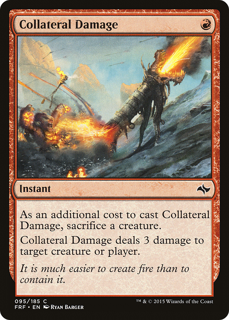 Collateral Damage (095) Foil - Fate Reforged