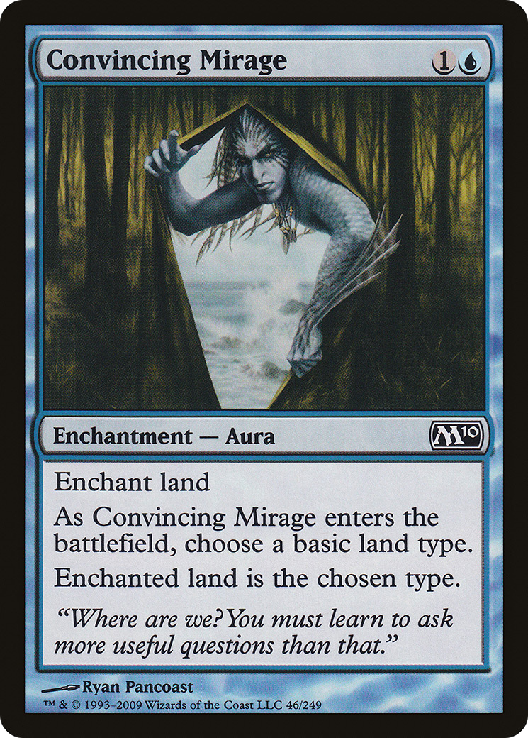 Convincing Mirage (046) Foil - Magic 2010