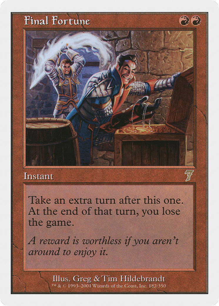 Final Fortune (182) - Seventh Edition