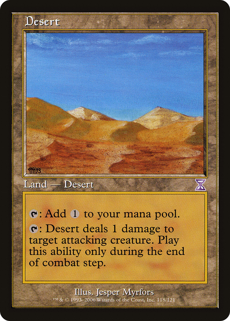 Desert (Retro) (118) Foil - Time Spiral Timeshifted