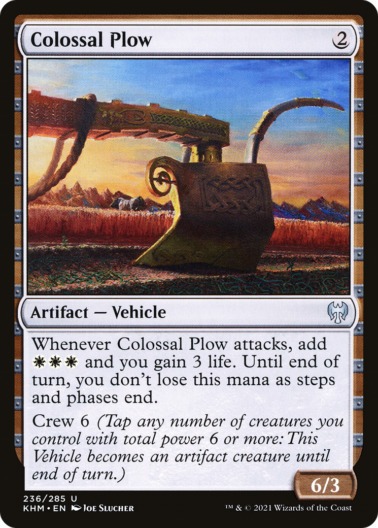 Colossal Plow (236) Foil - Kaldheim