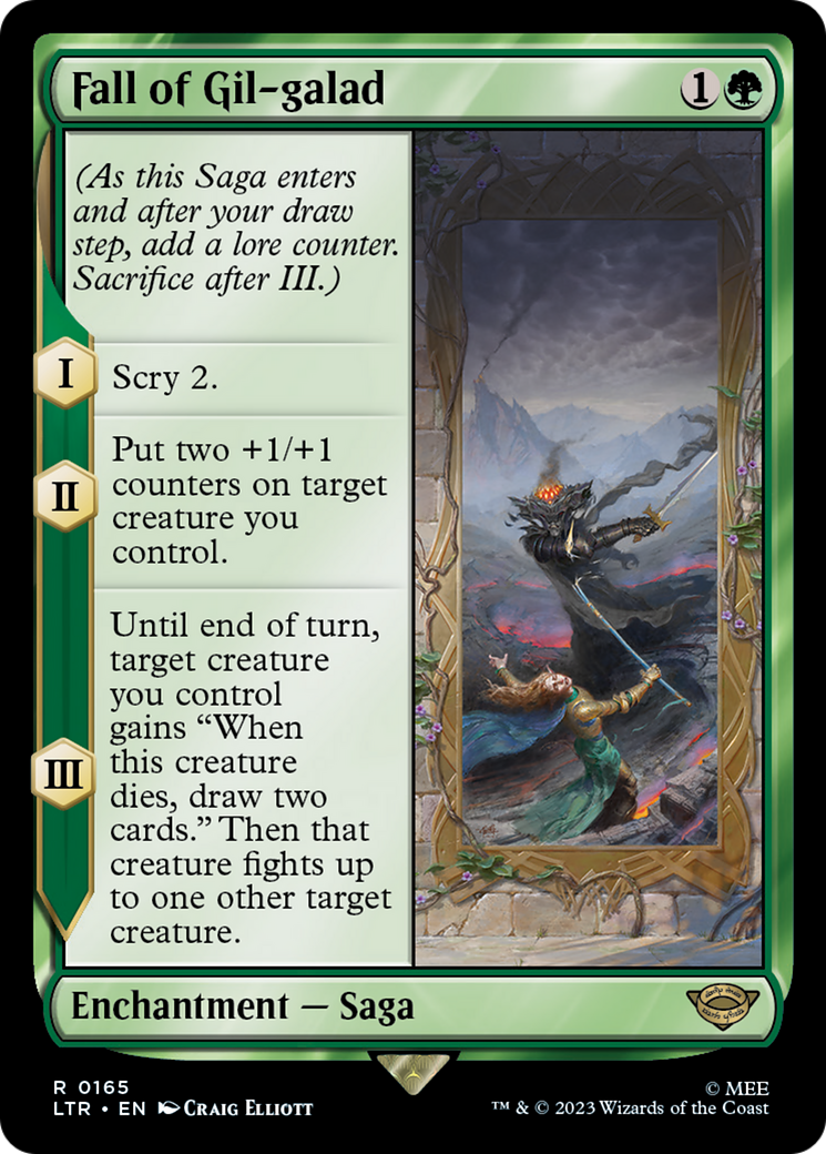 Fall of Gil-galad (165) Foil - The Lord of the Rings: Tales of Middle-earth