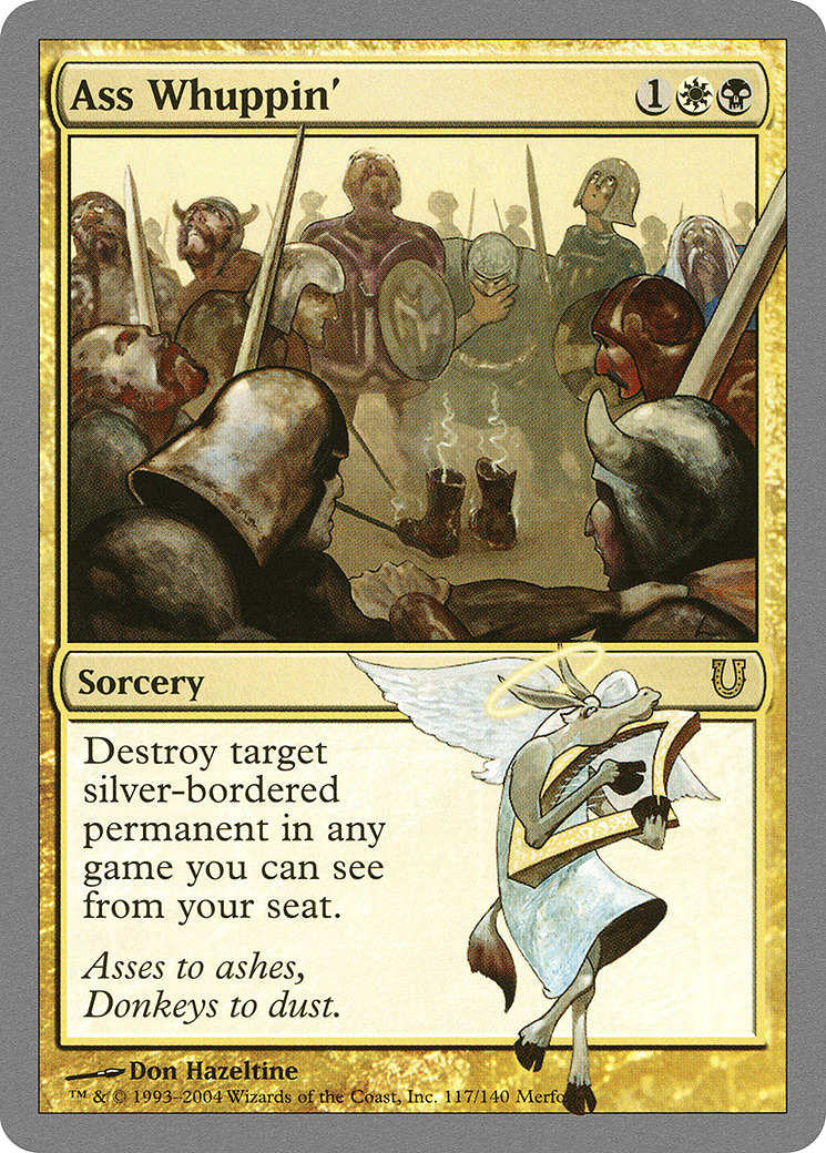 Ass Whuppin' (117) Foil - Unhinged