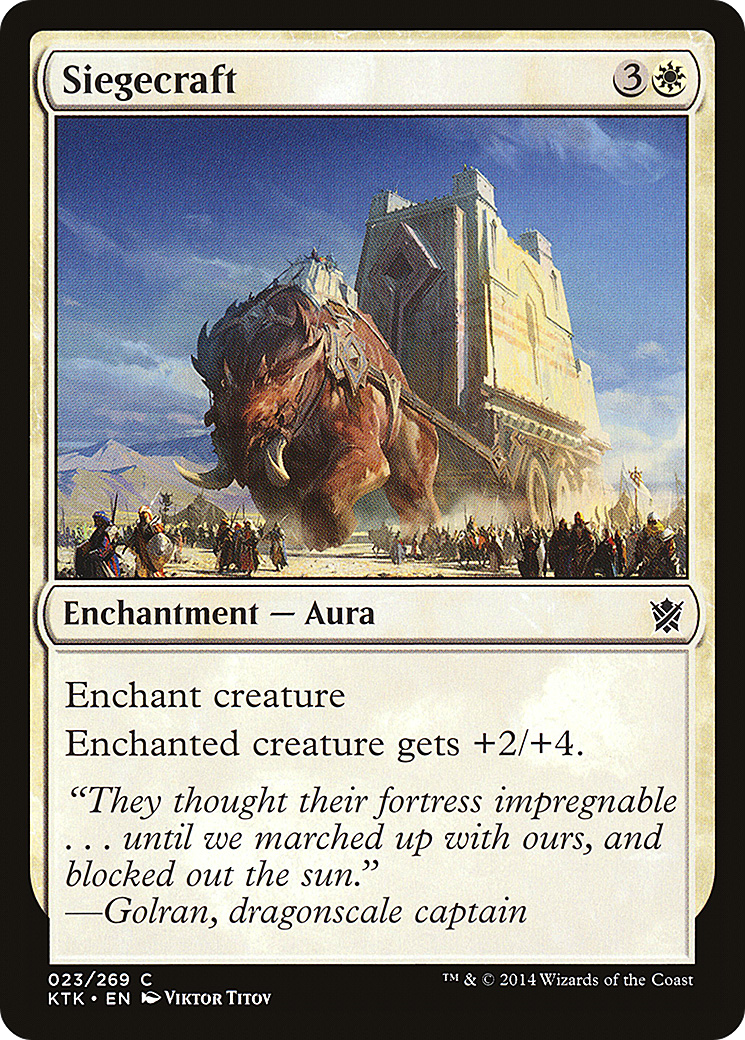 Siegecraft (023) Foil - Khans of Tarkir