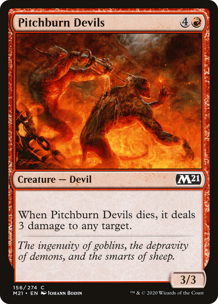Pitchburn Devils (156) Foil - Core Set 2021