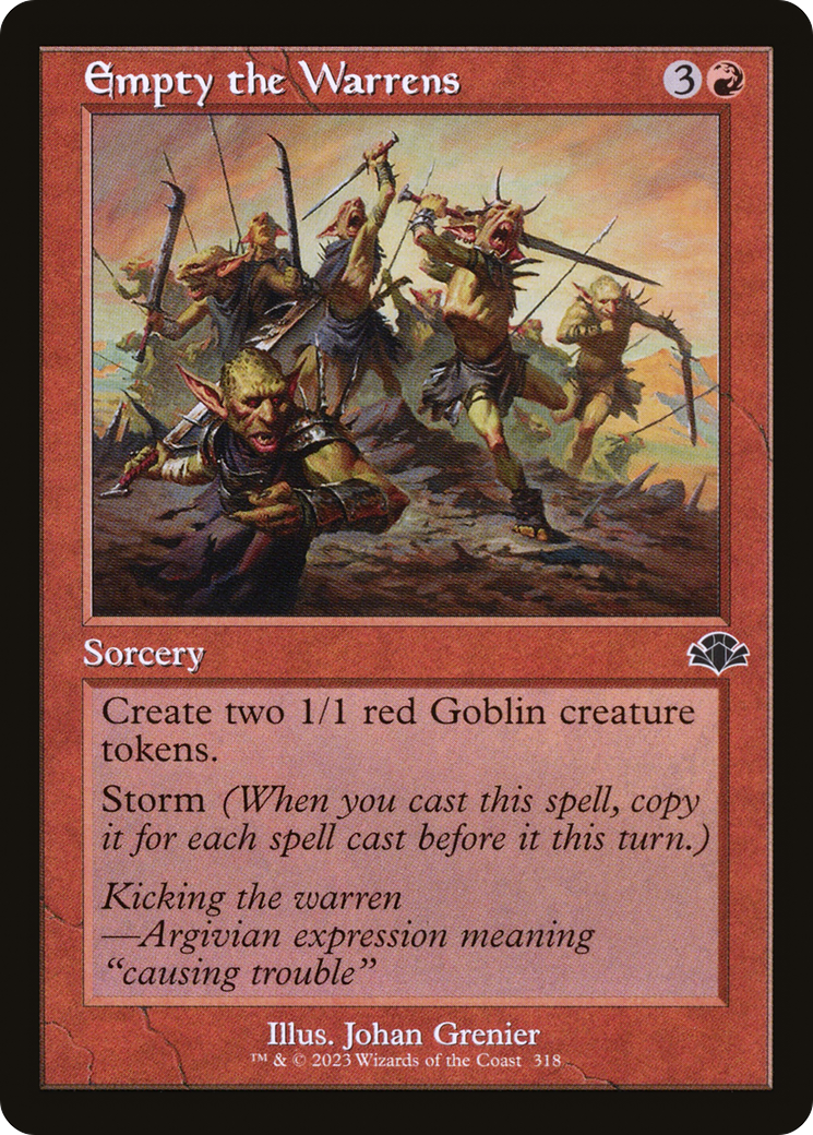 Empty the Warrens (Retro) (318) - Dominaria Remastered