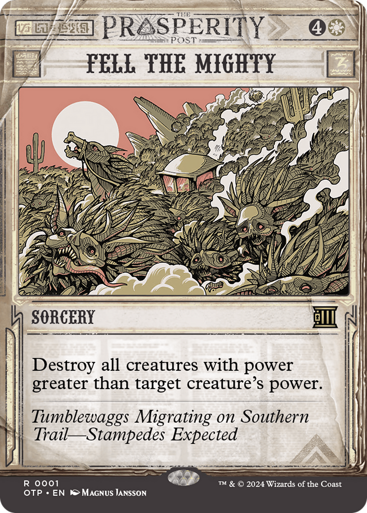 Fell the Mighty: (Showcase)(Borderless) (001)