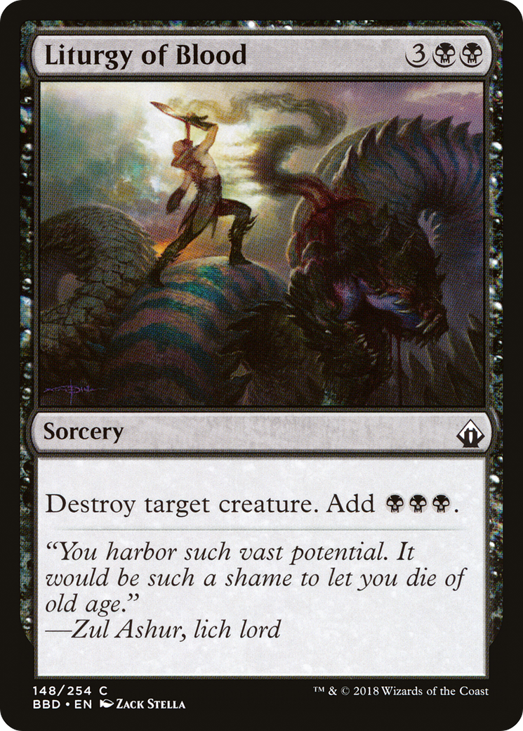 Liturgy of Blood (148) Foil - Battlebond