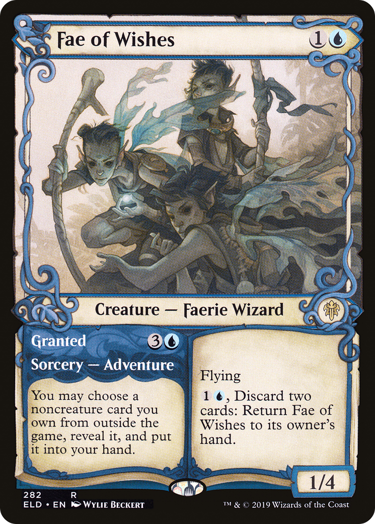 Fae of Wishes // Granted (Showcase) (282) Foil - Throne of Eldraine