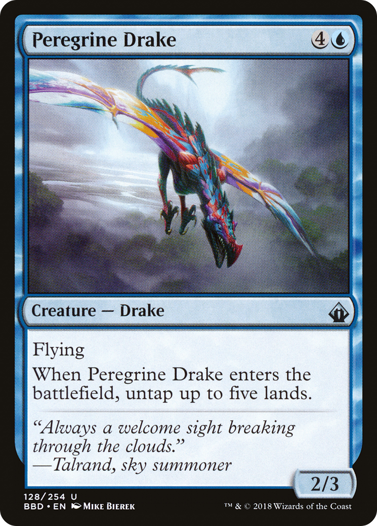 Peregrine Drake (128) Foil - Battlebond