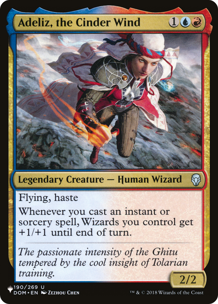 Adeliz, the Cinder Wind (DOM-190) - The List