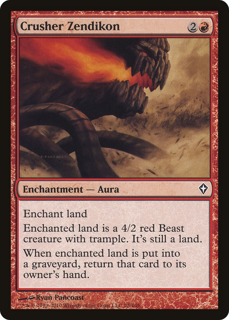 Crusher Zendikon (078) Foil - Worldwake