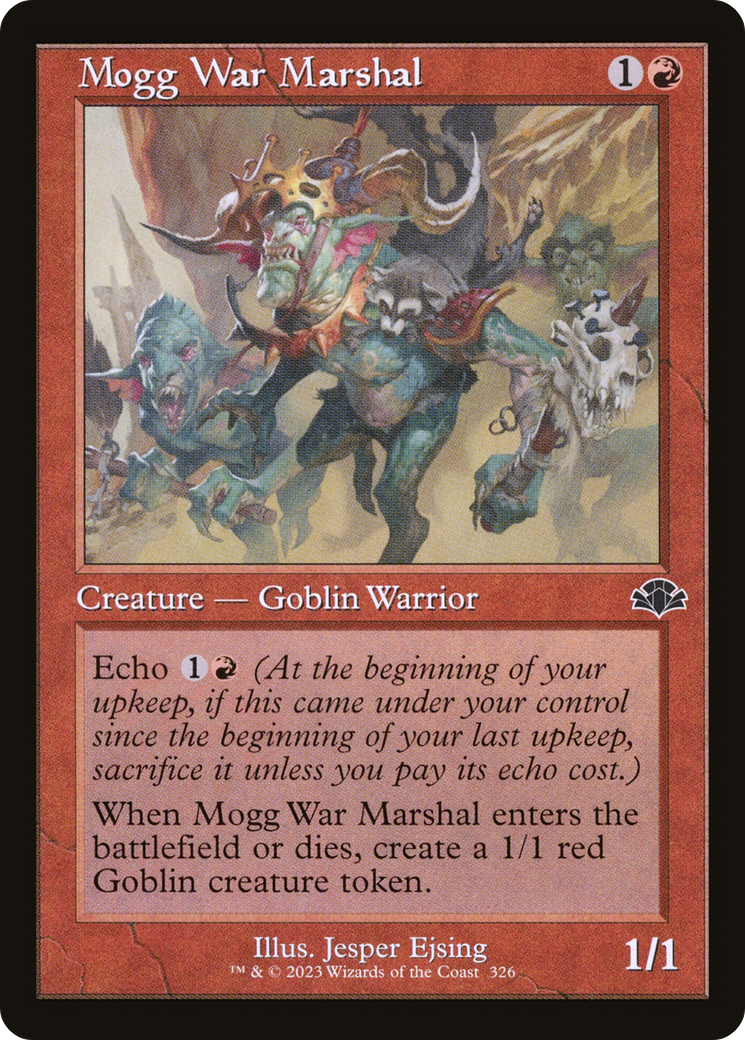 Mogg War Marshal (Retro) (326) Foil - Dominaria Remastered