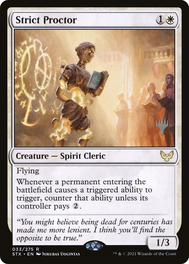 Strict Proctor (033) - Strixhaven: School of Mages Promos